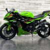 2024 Kawasaki Ninja ZX-6R in Green – Front Side View, 636cc Sportbike for Sale